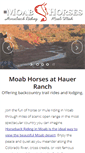 Mobile Screenshot of moabhorses.com
